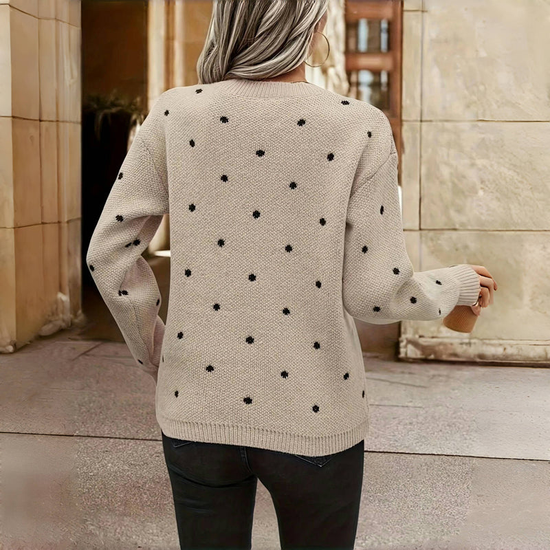 Inge - Dotted Pattern Pullover
