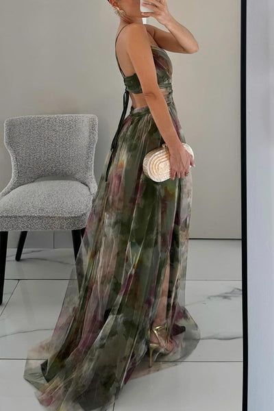 Rebecca - Prächtiges Maxikleid mit floralem Muster