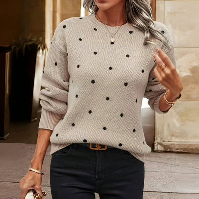Inge - Dotted Pattern Pullover