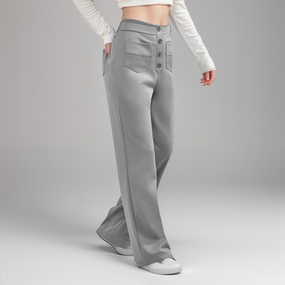 Bianca - Elastische Hose mit hohem Bund (1 kaufen, 1 gratis)
