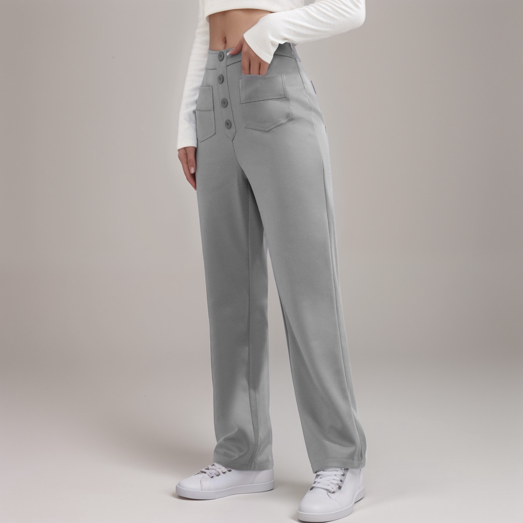 Bianca - Elastische Hose mit hohem Bund (1 kaufen, 1 gratis)