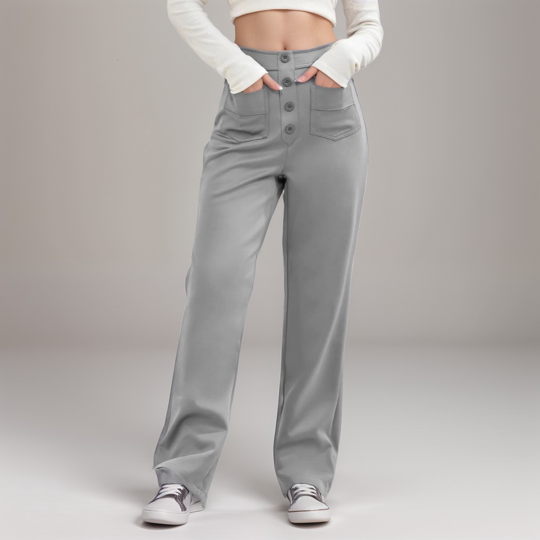 Bianca - Elastische Hose mit hohem Bund (1 kaufen, 1 gratis)