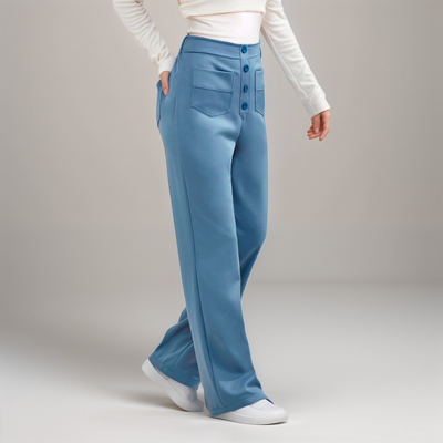 Bianca - Elastische Hose mit hohem Bund (1 kaufen, 1 gratis)