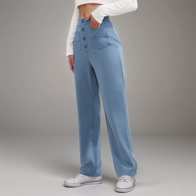 Bianca - Elastische Hose mit hohem Bund (1 kaufen, 1 gratis)