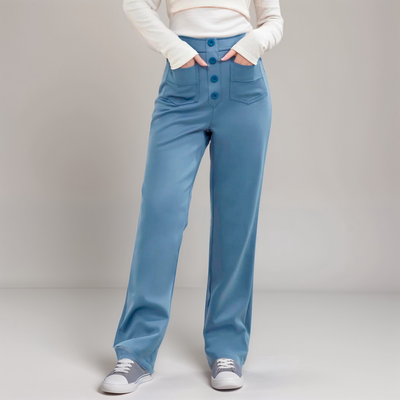 Bianca - Elastische Hose mit hohem Bund (1 kaufen, 1 gratis)