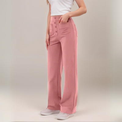 Bianca - Elastische Hose mit hohem Bund (1 kaufen, 1 gratis)
