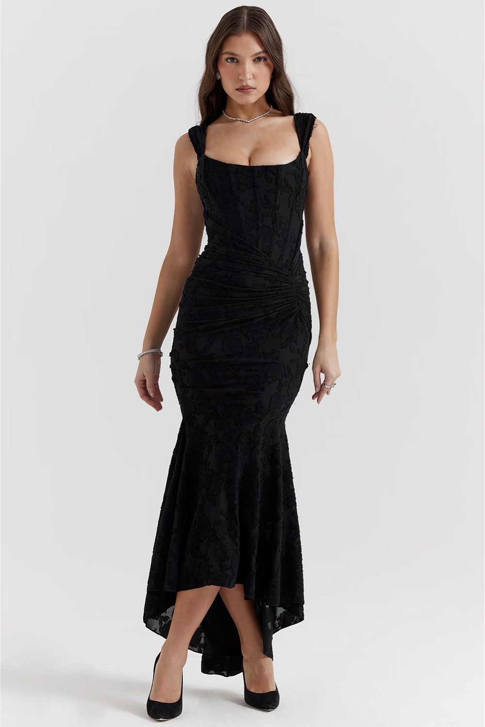 Natalie - Langes Kleid mit Korsett