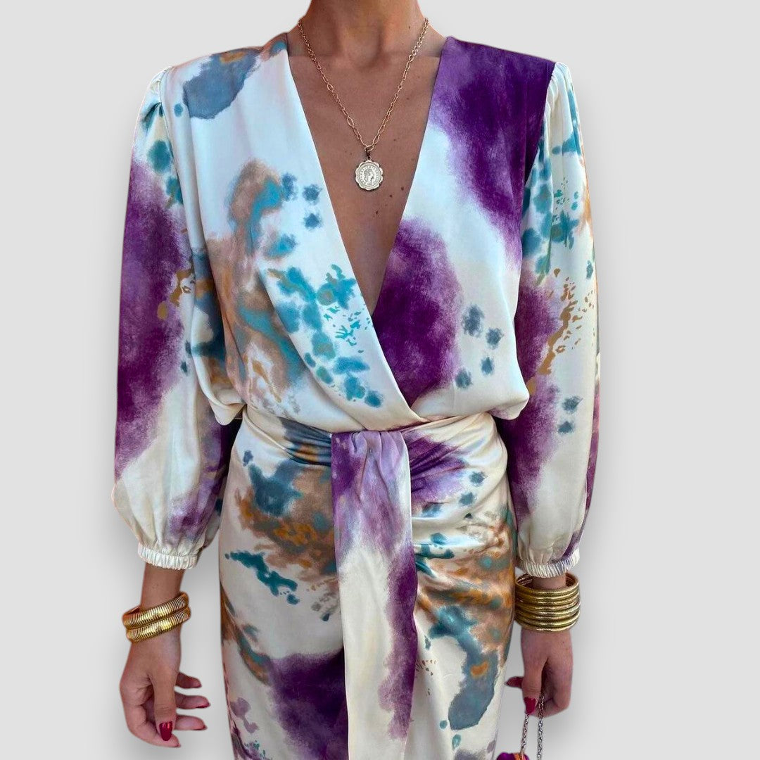 Ella - Elegantes Kleid mit V-Ausschnitt