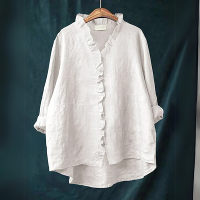 Jutta - Freizeitshirt mit Volants