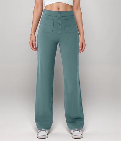 Bianca - Elastische Hose mit hohem Bund (1 kaufen, 1 gratis)