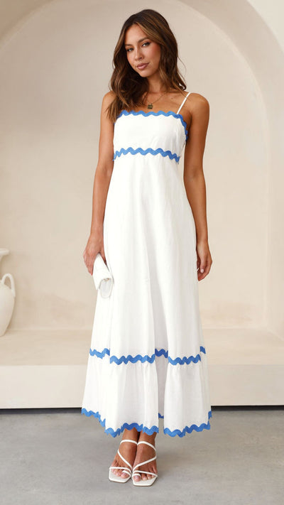 Sarah - Langes Kleid mit Trägern