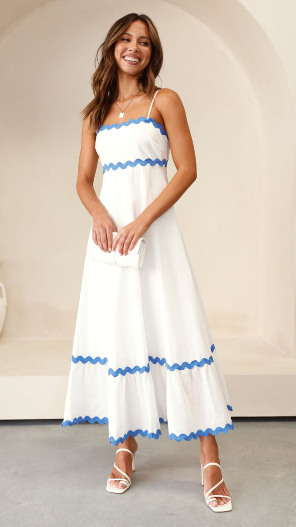 Sarah - Langes Kleid mit Trägern