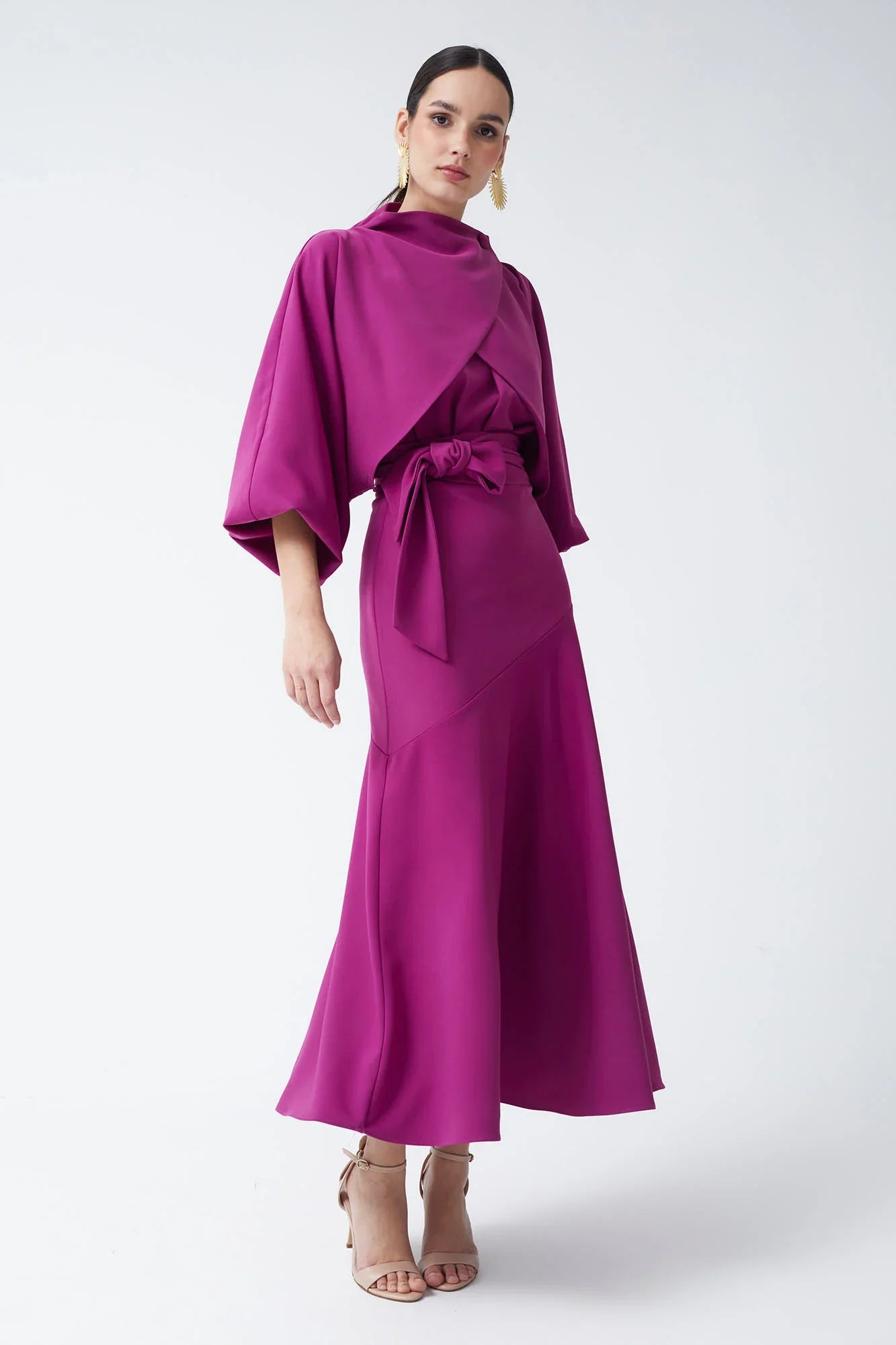 Rosalie - KLEID MIT ABNEHMBAREM CAPE
