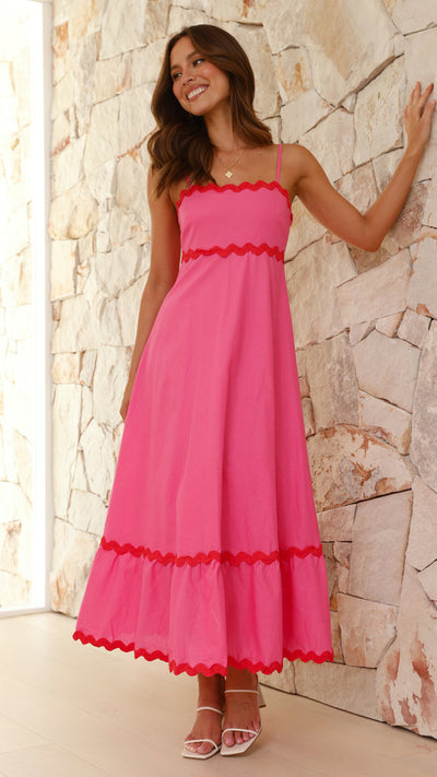 Sarah - Langes Kleid mit Trägern
