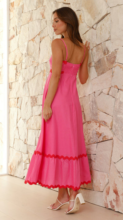 Sarah - Langes Kleid mit Trägern