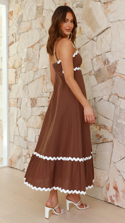 Sarah - Langes Kleid mit Trägern