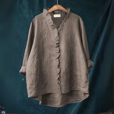 Jutta - Freizeitshirt mit Volants