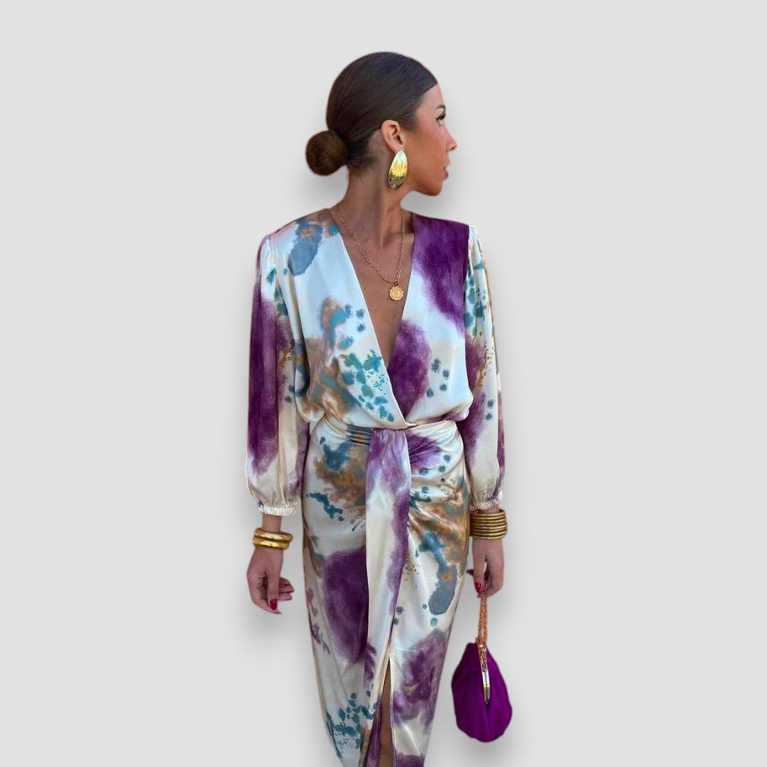 Ella - Elegantes Kleid mit V-Ausschnitt