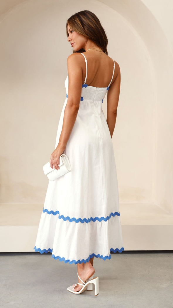 Sarah - Langes Kleid mit Trägern