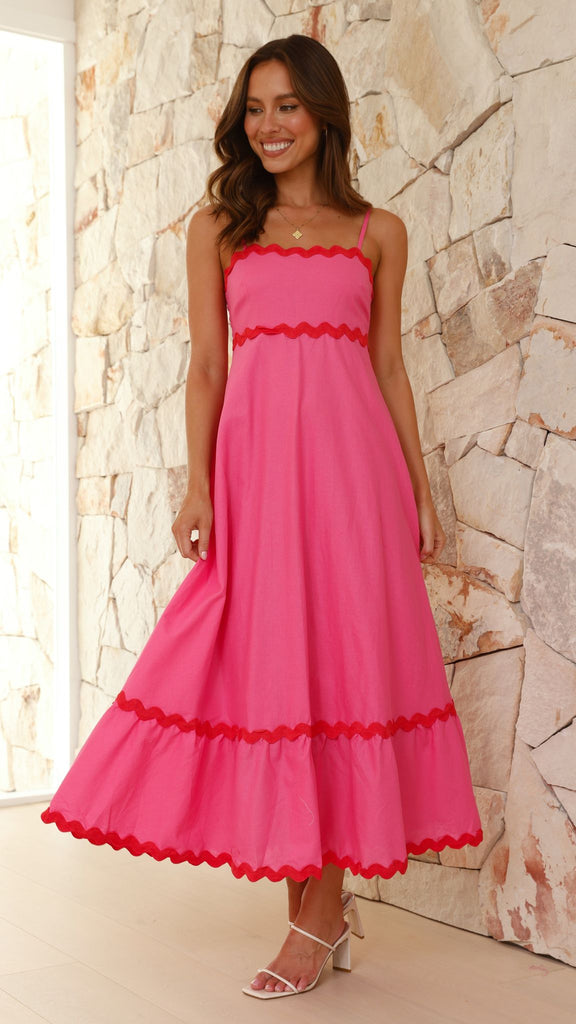Sarah - Langes Kleid mit Trägern