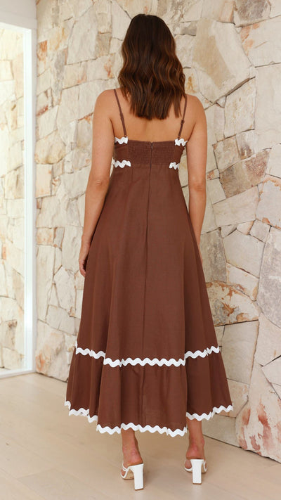 Sarah - Langes Kleid mit Trägern