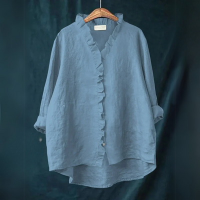 Jutta - Freizeitshirt mit Volants
