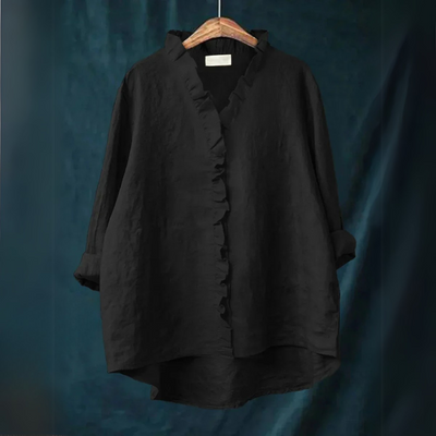Jutta - Freizeitshirt mit Volants
