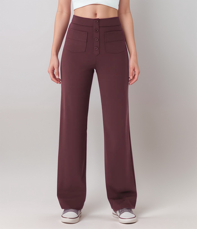 Bianca - Elastische Hose mit hohem Bund (1 kaufen, 1 gratis)