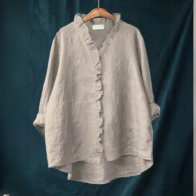 Jutta - Freizeitshirt mit Volants