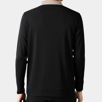 Jakob - Herren Poloshirt mit langen Ärmeln für den Freizeitlook