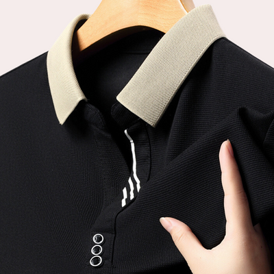 Jakob - Herren Poloshirt mit langen Ärmeln für den Freizeitlook
