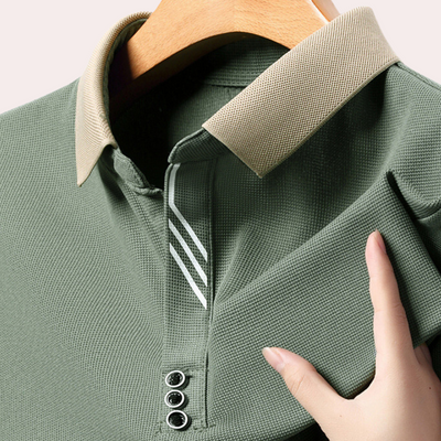 Jakob - Herren Poloshirt mit langen Ärmeln für den Freizeitlook