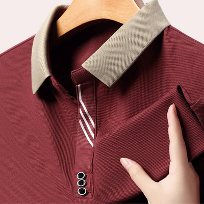 Jakob - Herren Poloshirt mit langen Ärmeln für den Freizeitlook