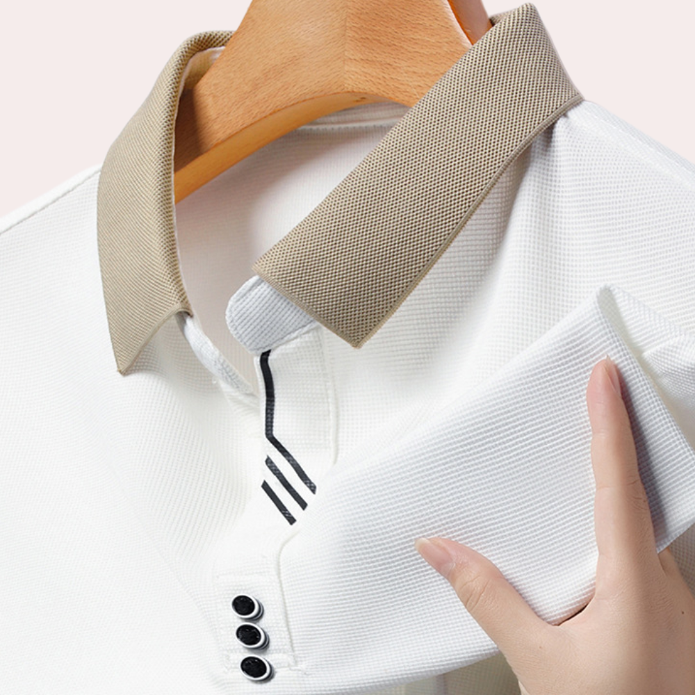 Jakob - Herren Poloshirt mit langen Ärmeln für den Freizeitlook