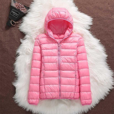 Robin - Neue wasserdichte Jacke mit weißer Daune