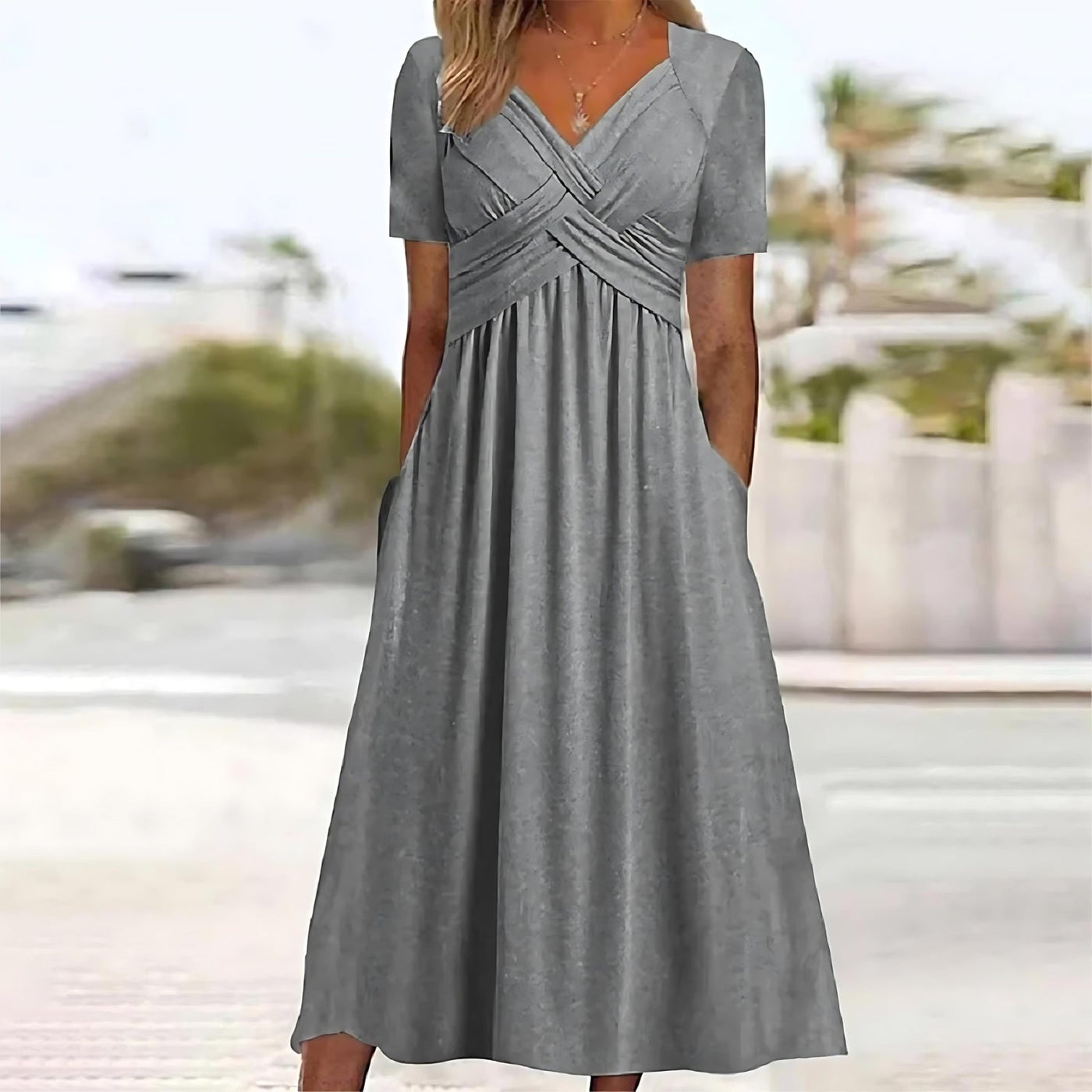 SONJA - Midi Kleid mit schmeichelnder Silhouette für elegante Anlässe