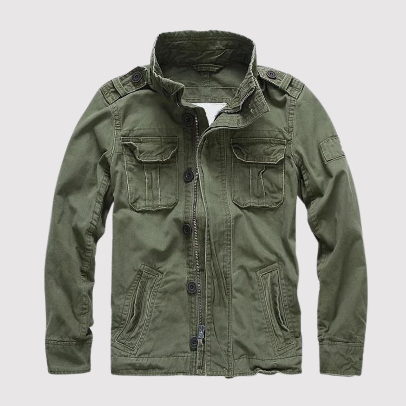 Caspar - Vintage Jeansjacke mit zahlreichen Taschen