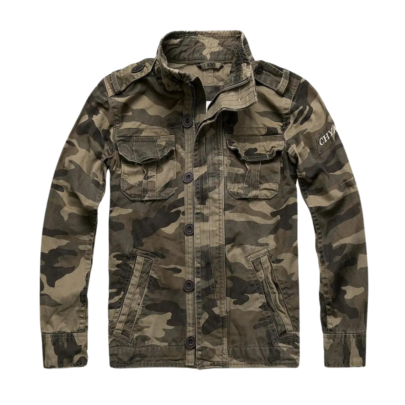 Caspar - Vintage Jeansjacke mit zahlreichen Taschen