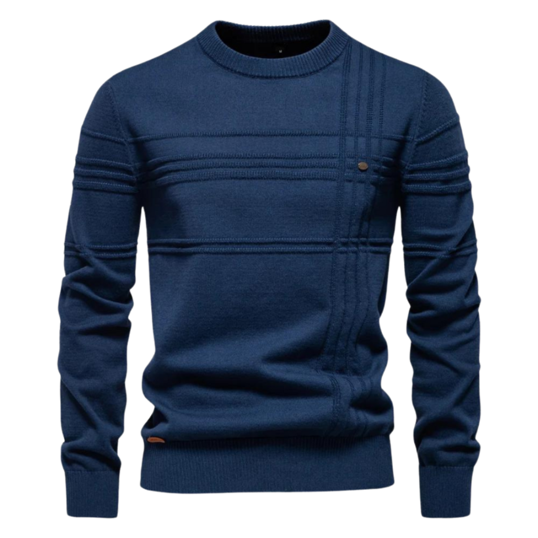 Noah - Herrenpullover mit Karomuster