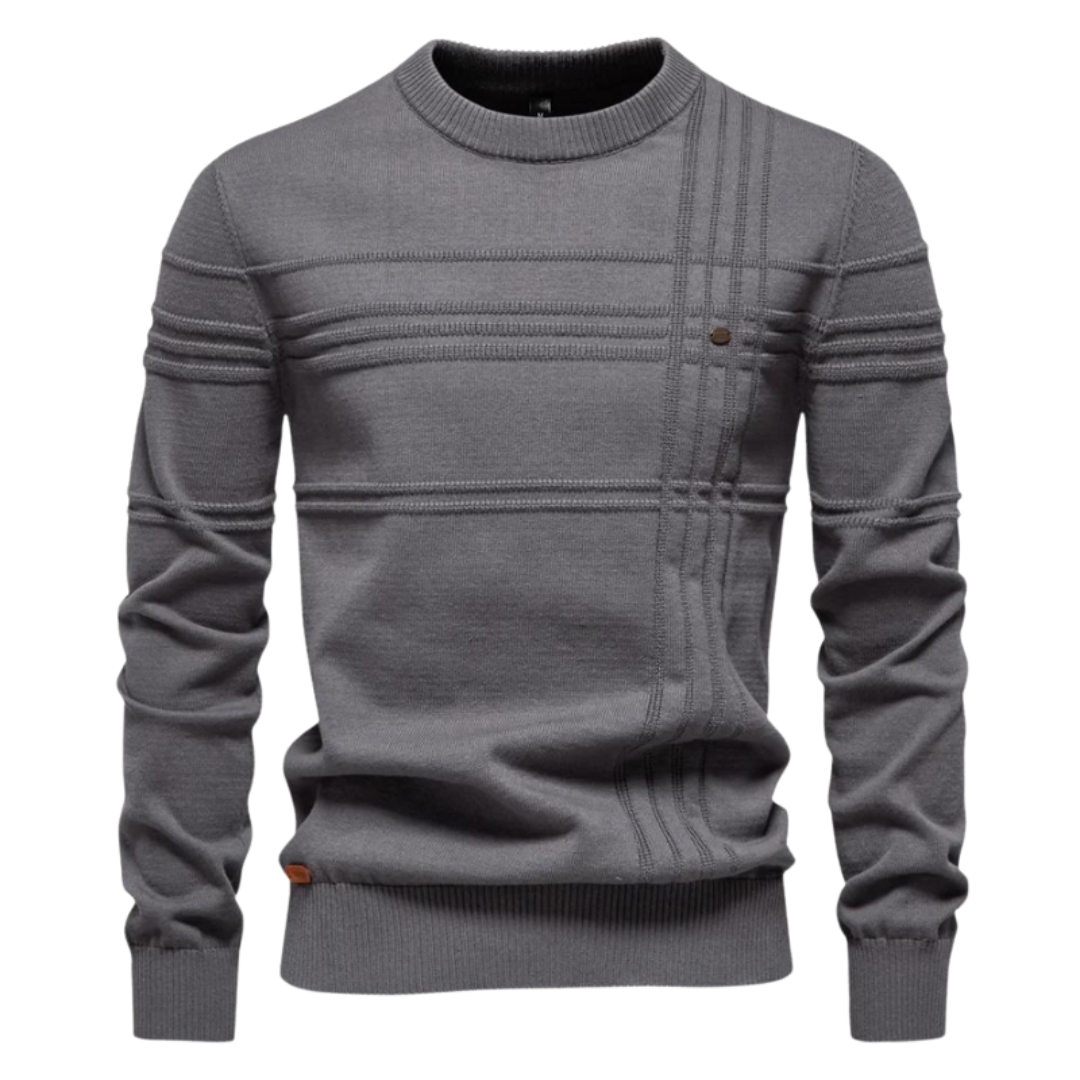 Noah - Herrenpullover mit Karomuster