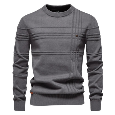Noah - Herrenpullover mit Karomuster