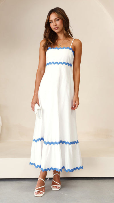 Sarah - Langes Kleid mit Trägern