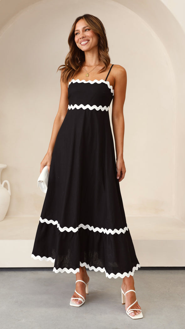 Sarah - Langes Kleid mit Trägern