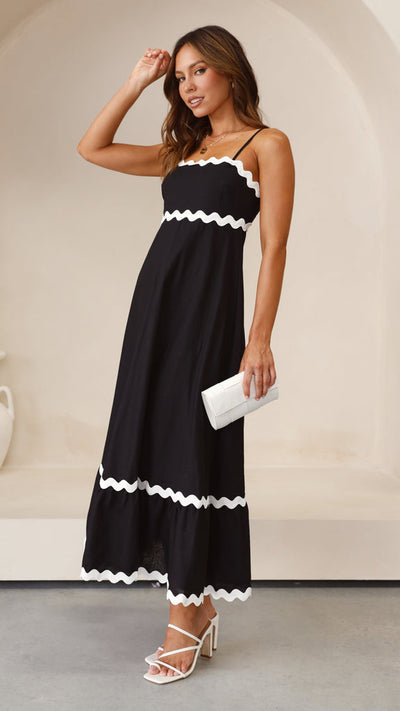 Sarah - Langes Kleid mit Trägern