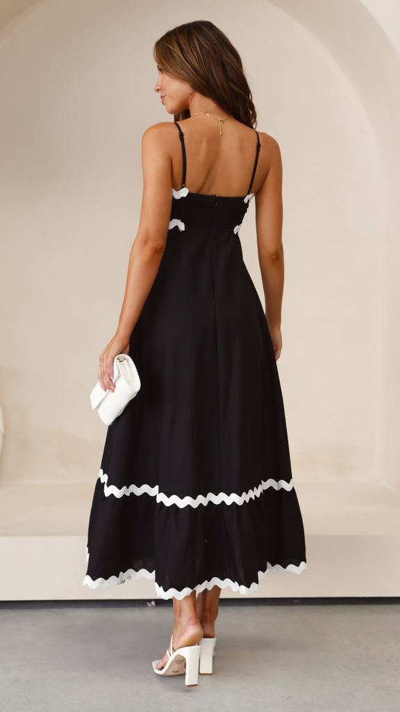 Sarah - Langes Kleid mit Trägern