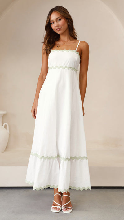 Sarah - Langes Kleid mit Trägern