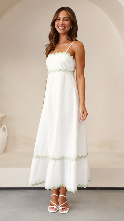Sarah - Langes Kleid mit Trägern
