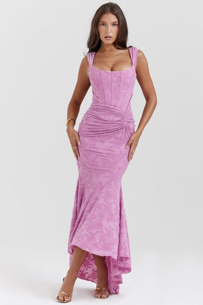 Natalie - Langes Kleid mit Korsett