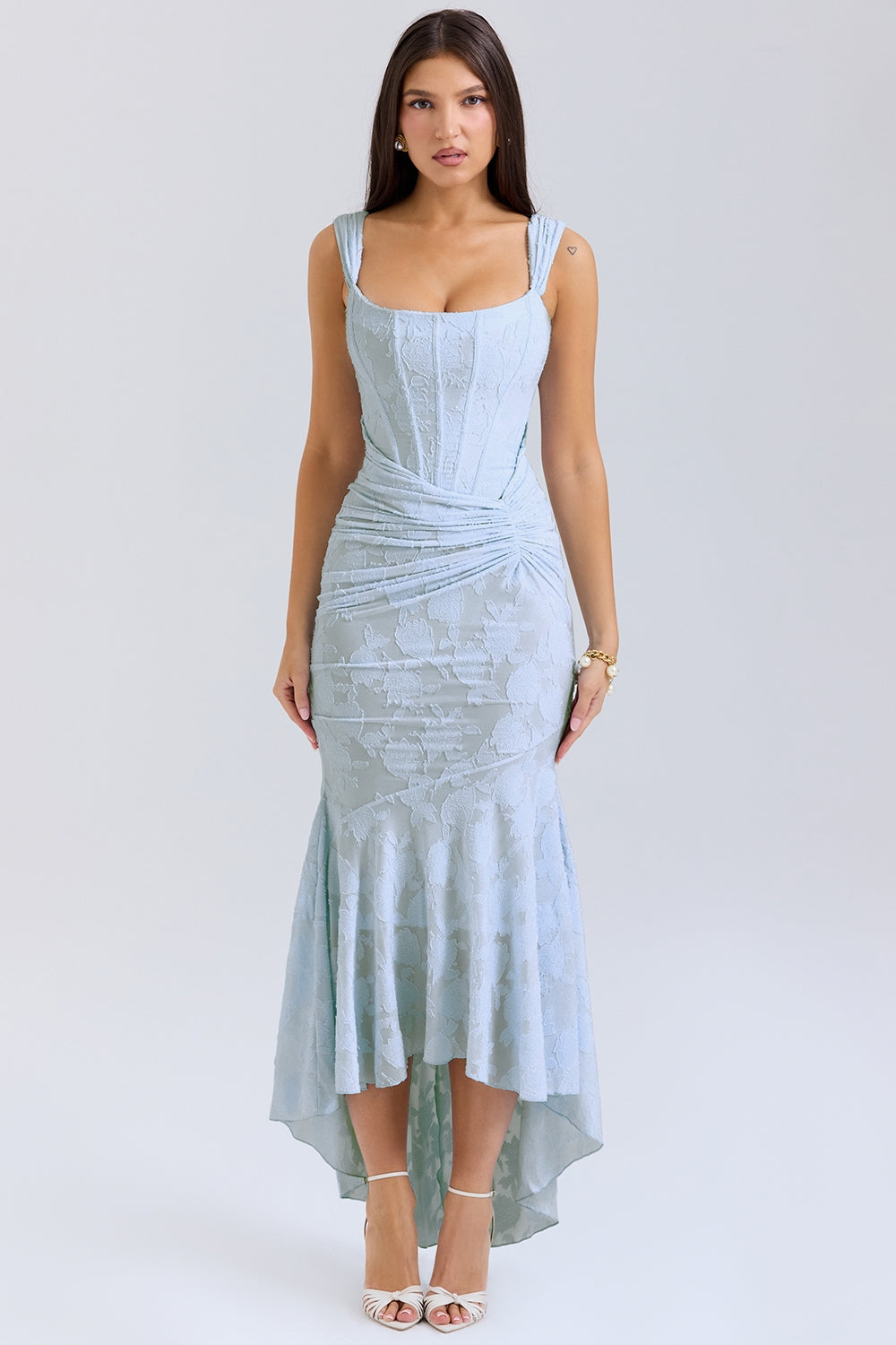 Natalie - Langes Kleid mit Korsett