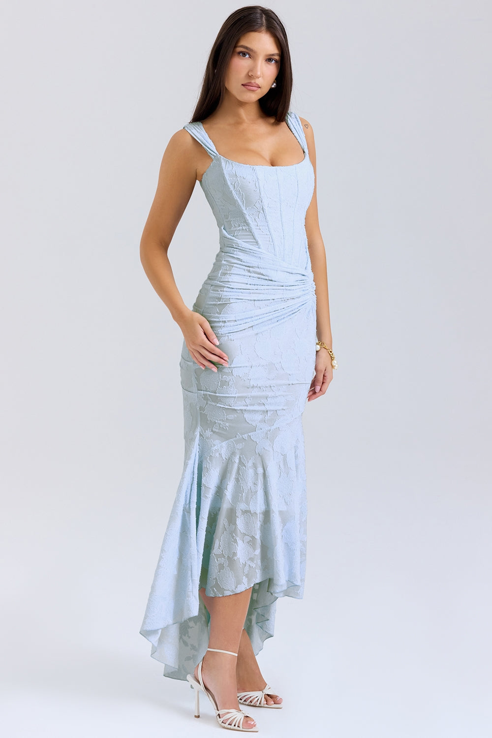 Natalie - Langes Kleid mit Korsett